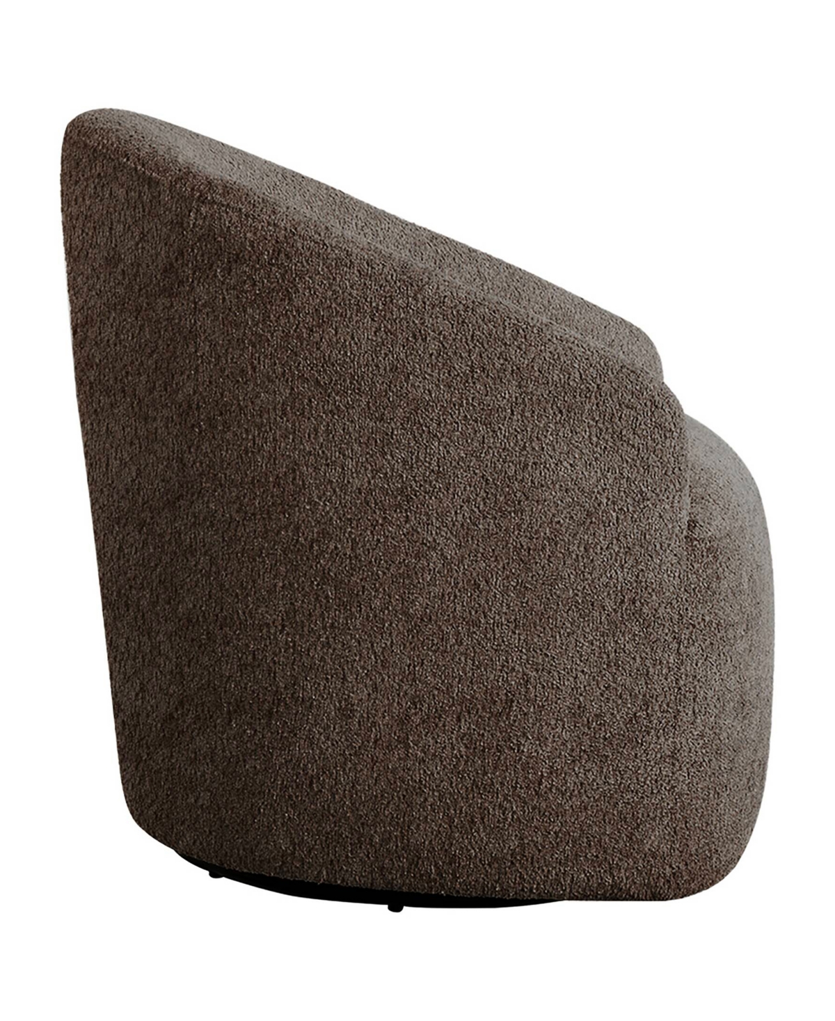 Ink+ivy 30" Boucle Upholstery 360 Degree Swivel Chair In Brown
