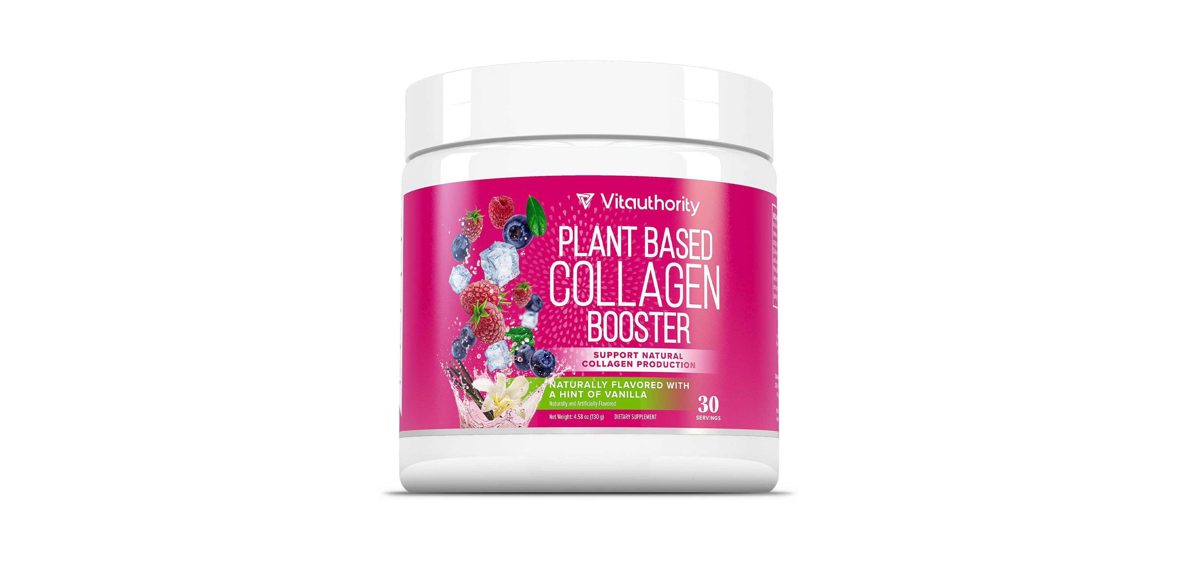 Vitauthority Plant Based Collagen Boost, Vanilla, 130gm