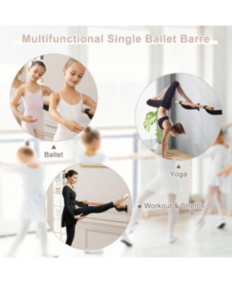 4 Feet Wall-Mounted Ballet Barre for Yoga
