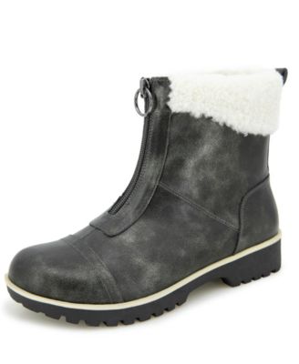 Women's Brynn Water Resistant Zip-Front Cozy Booties