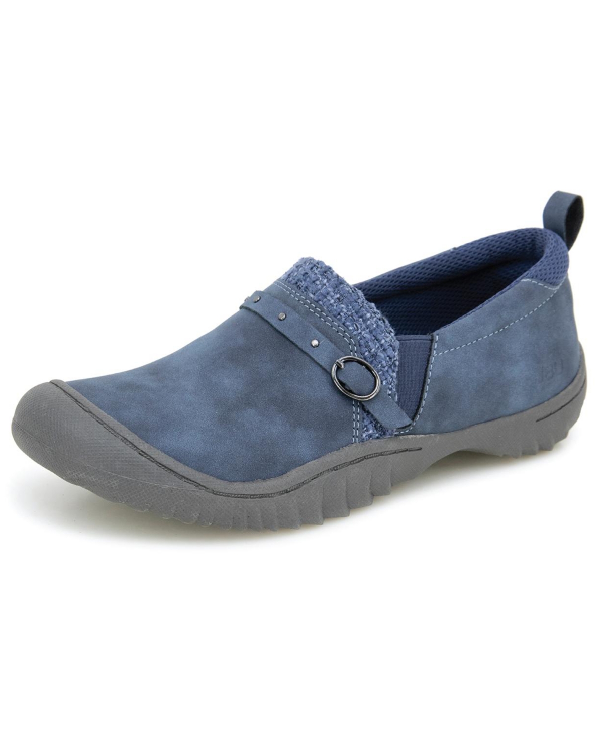 Jbu Women's Mavis Sweater Detailed Slip On Loafers In Blue