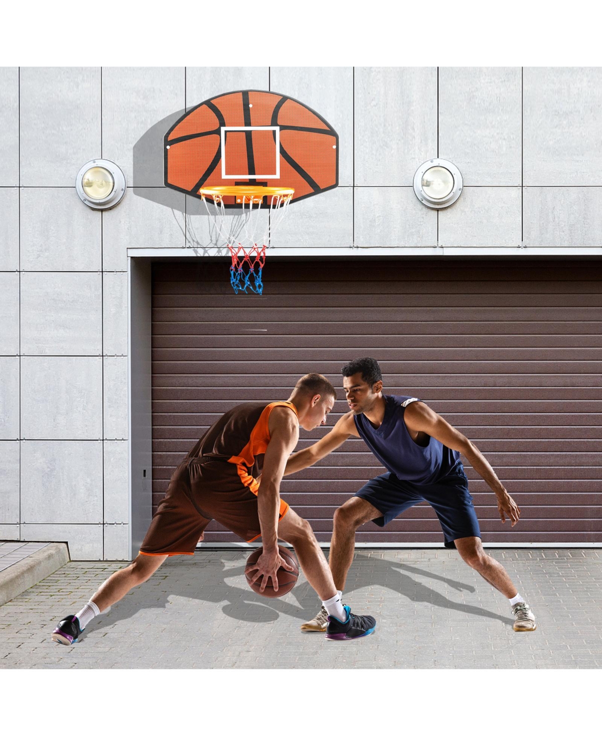Givimo Indoor Outdoor Basketball Games with Large Shatter-proof Backboard