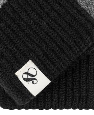 Men's Color Block Knit Gloves