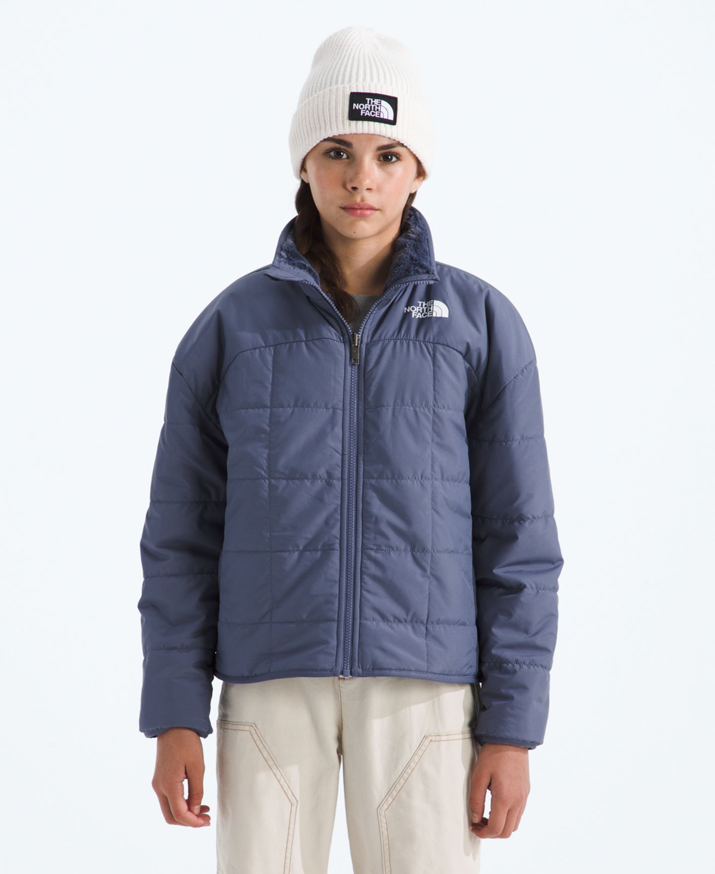 Куртка The North Face Reversible Shasta Full-Zip Jacket для девочек, цвет: Сумеречный — фото 2