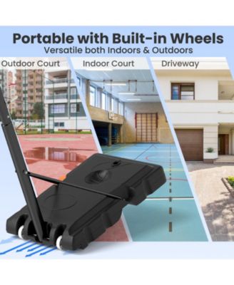 Portable Basketball Hoop Adjustable Basketball Goal System