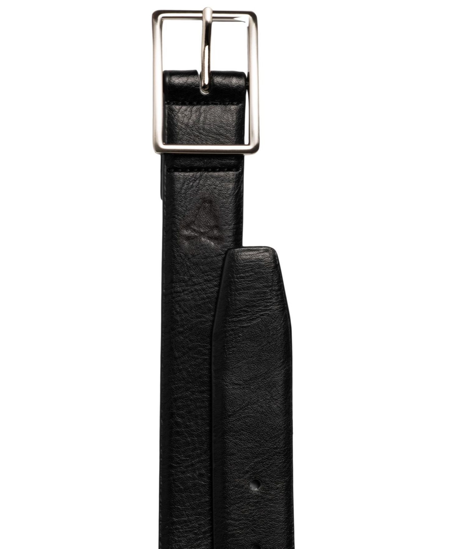 Мужской ремень Nick Graham Hand Stained Belt, цвет: Чёрный — фото 3
