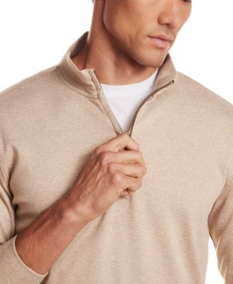 Men's Long-Sleeve Mixy Quarter Zip Sweater