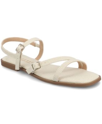 Women's Brianna Asymmetrical Strappy Flat Sandals