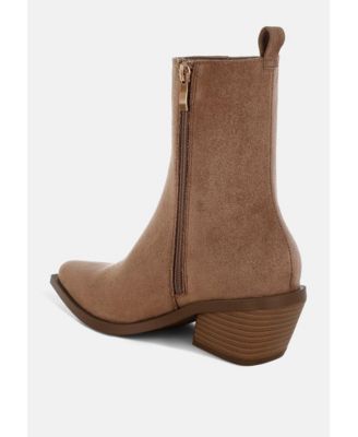 Womens Lording High Ankle Microfiber Chelsea Boots