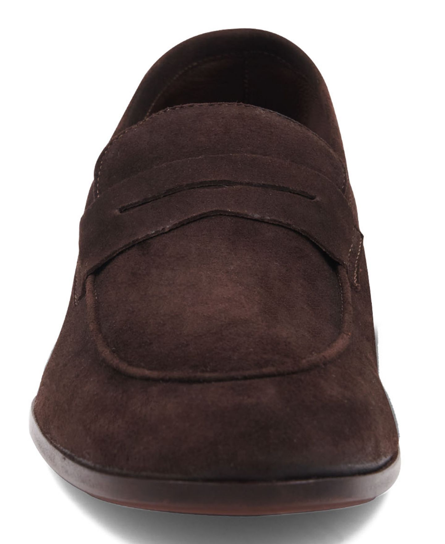 Мужские туфли Aquatalia Jon Slip-On, цвет: Тёмный коричневый — фото 7