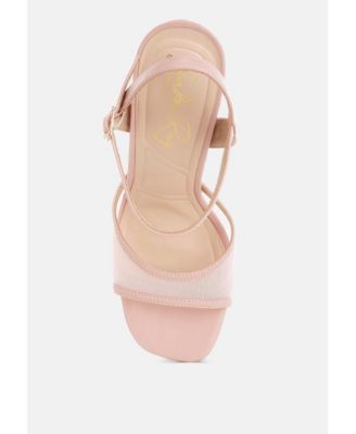 Womens Sunisa Square Toe Stiletto Heels