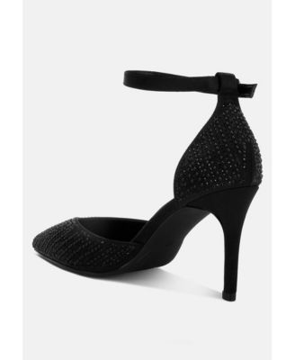 Womens Wanda Pearls & Sequins Embellished Stiletto Sandals