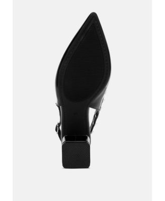 Womens Hiral Stud Embellished Slingback Sandals