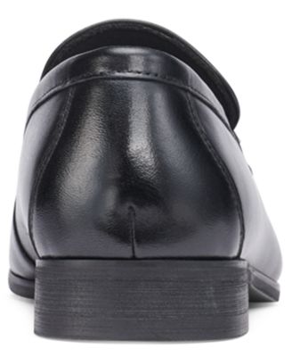 LEATHER BANDED SLIP ON LOAFER WITH SIDE KARL