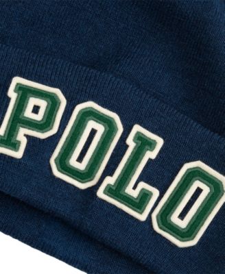 Men's Polo Patch Beanie Hat