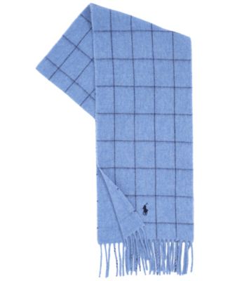 Men's Reversible Windowpane Scarf