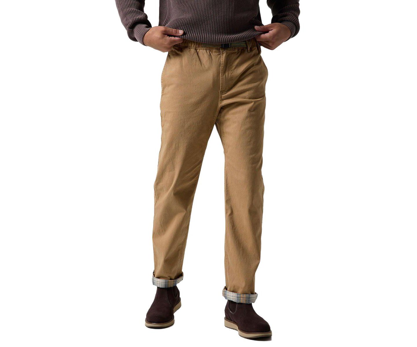 Мужские брюки Backcountry Venture Daily Flannel Lined Pant Casual, цвет: Bistre — фото 1