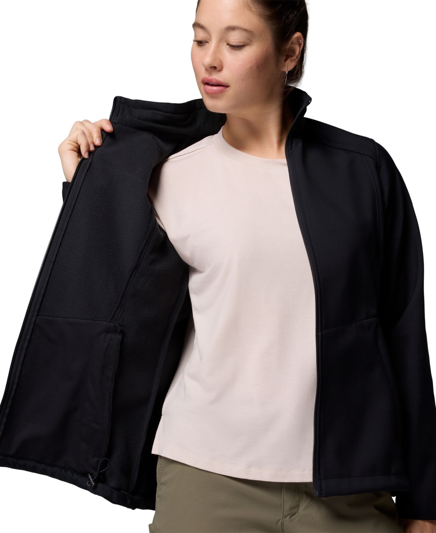 Женская куртка Columbia Kruser Ridge III Softshell, цвет: Чёрный — фото 7