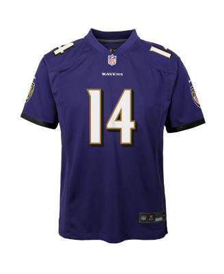 Big Boys and Girls Kyle Hamilton Purple Baltimore Ravens Team Game Jersey