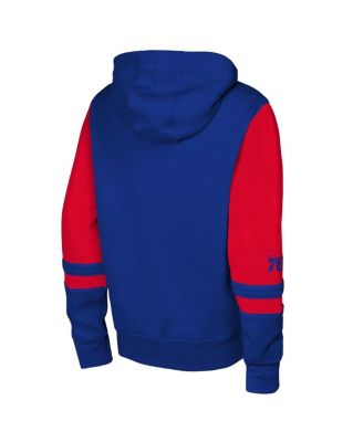 Big Boys and Girls Royal Philadelphia 76ers Straight to the League Full-Zip Hoodie