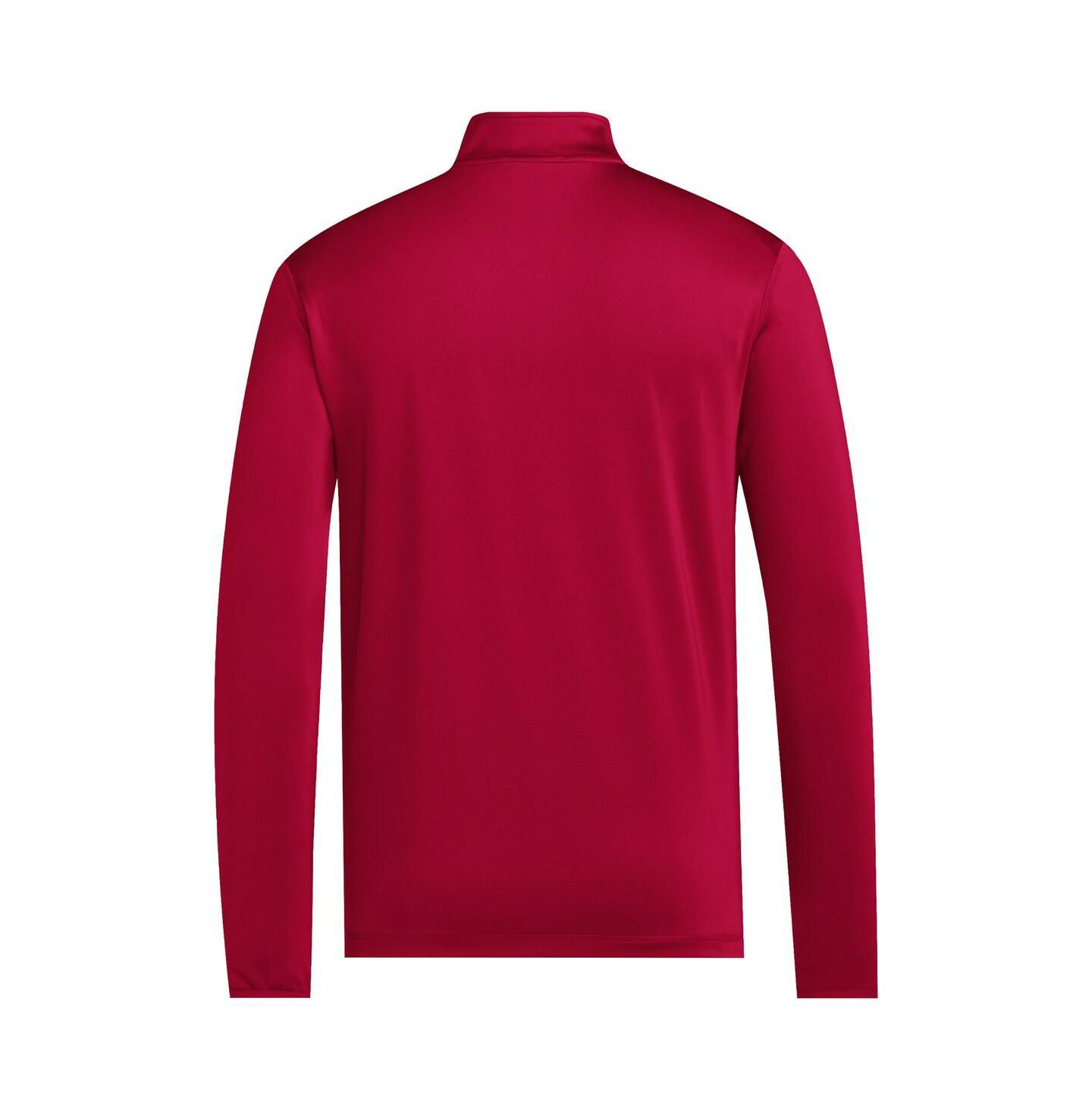 Мужская куртка adidas Red NC State Wolfpack Strategy Half-Zip Golf — фото 3