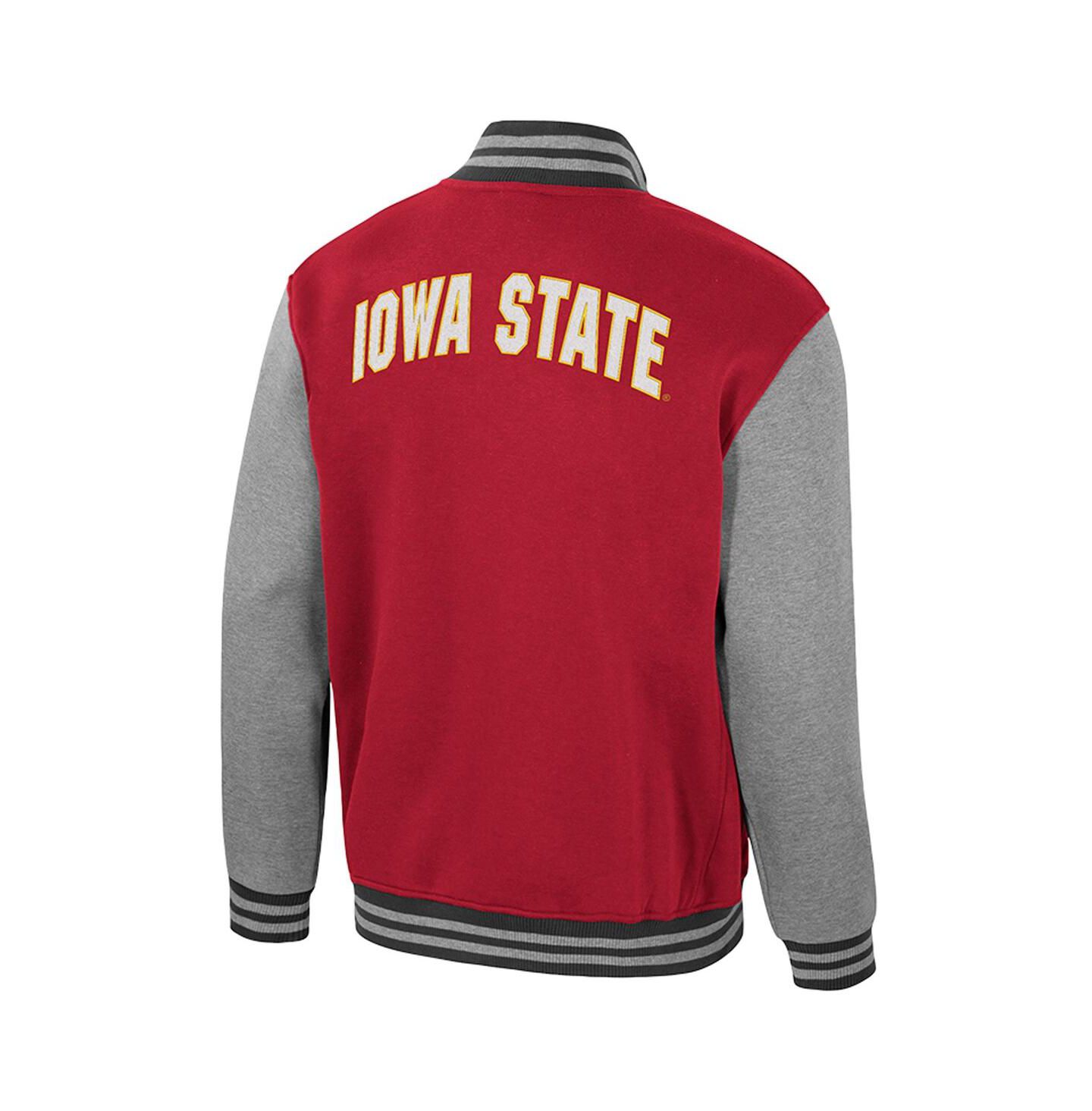 Мужская куртка Colosseum Cardinal Iowa State Cyclones Ambi-Turner Full-Zip Varsity — фото 3