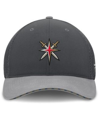 Men's Charcoal Vegas Golden Knights Fundamentals Span Flex Hat