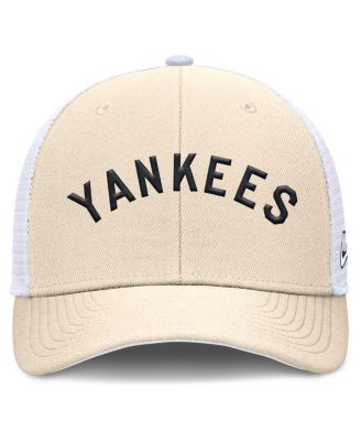 Men's Natural New York Yankees Cooperstown Collection Dri-FIT Rise Trucker Adjustable Hat