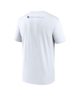 Men's White Kentucky Wildcats 2025 Courtside Basketball Legend Dri-FIT T-Shirt