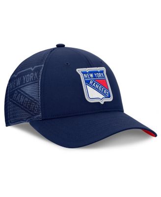Men's Navy New York Rangers Authentic Pro Home Ice Trucker Adjustable Hat