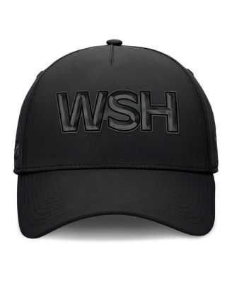 Men's Black Washington Capitals Authentic Pro Road Team Code Flex Hat