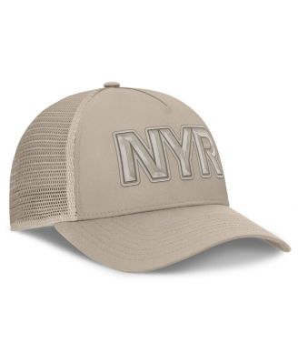 Women's Tan New York Rangers Authentic Pro Road Trucker Adjustable Hat