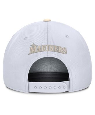 Men's White/Cream Seattle Mariners Pro Performance Snapback Hat