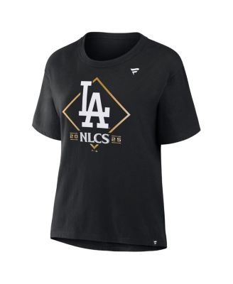 Women's Black Los Angeles Dodgers 2025 National League Division Series Champions Locker Room T-Shirt
