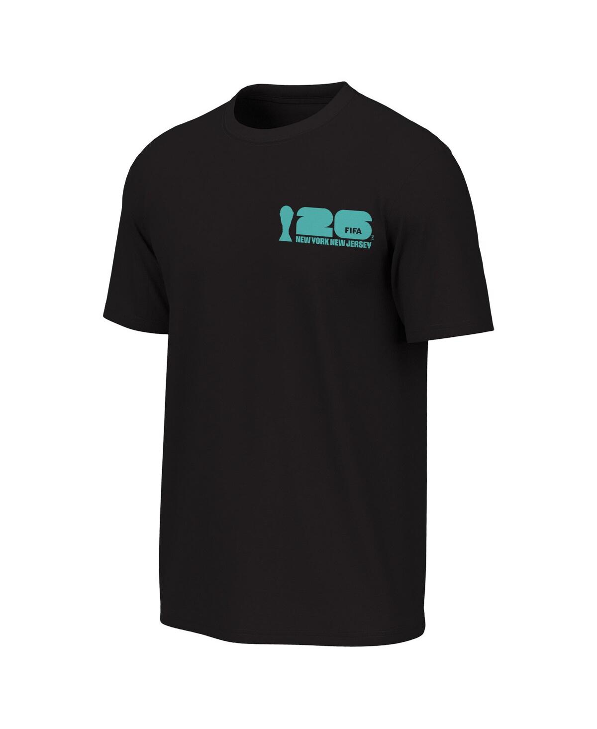 Outerstuff Men's Black 2026 Fifa World Cup New York Host City Poster Graphic T-shirt In Black