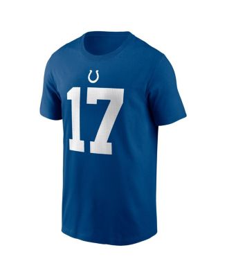 Men's Daniel Jones Royal Indianapolis Colts Name Number T-Shirt