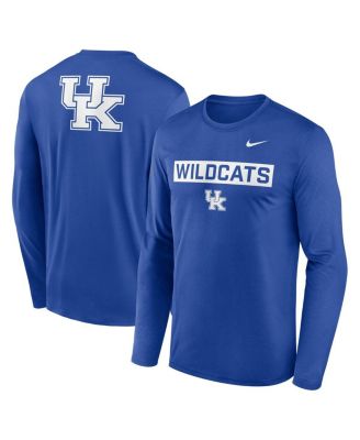 Nike - Men's Royal Kentucky Wildcats Primetime Campus 2-Hit Legend Dri-FIT Long Sleeve T-Shirt