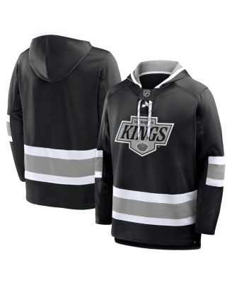 Fanatics - Men's Black Los Angeles Kings Prime Time Fleece Hoodie