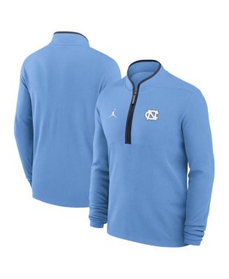 Jordan - Men's Carolina Blue North Carolina Tar Heels Courtside Victory Dri-FIT Half-Zip Pullover Sweatshirt