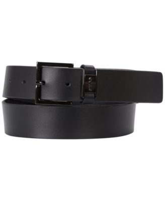 HUGO - Men's Metal Buckle Dress Belt