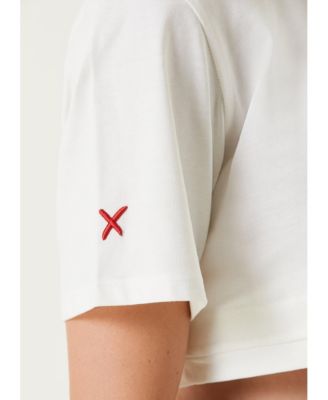 Women's Free Heaven Cotton Crop String T-Shirt