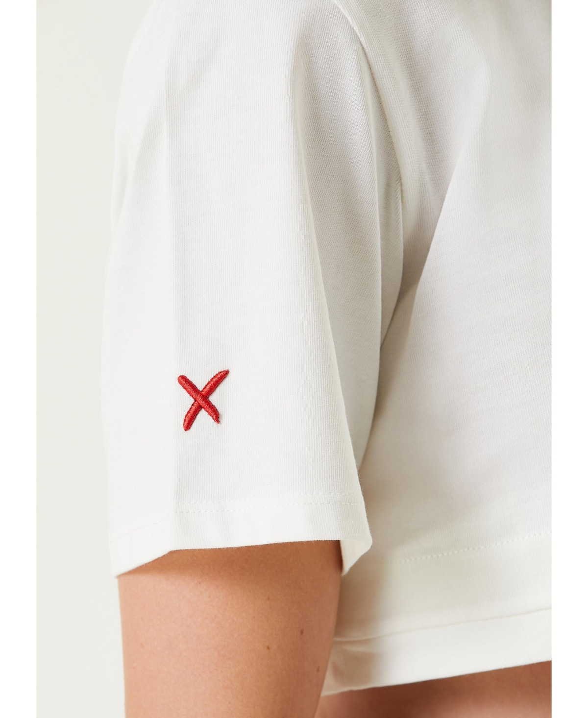 Pcfg Women's Free Heaven Cotton Crop String T-Shirt