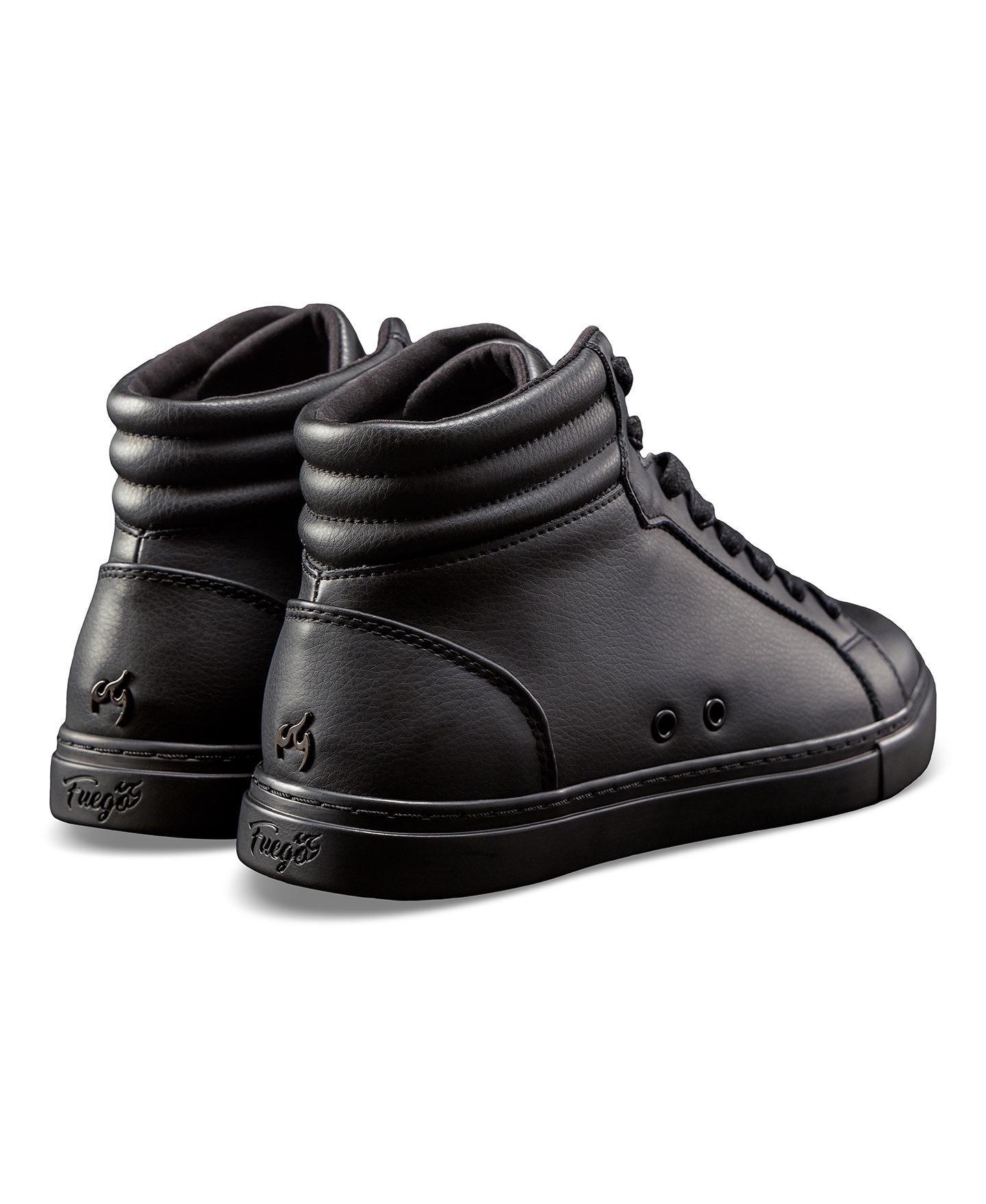 Мужские кроссовки Fuego All-black High-top, цвет: Чёрный — фото 4