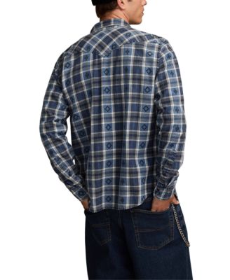 Men's Dobby Western Long-Sleeve Shirt