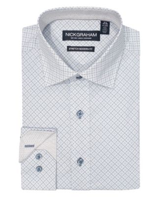 Men's Connected Square Modern-Fit Shirt