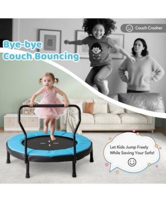 40 Inch Trampoline for Kids Indoor Outdoor Fitness Trampoline