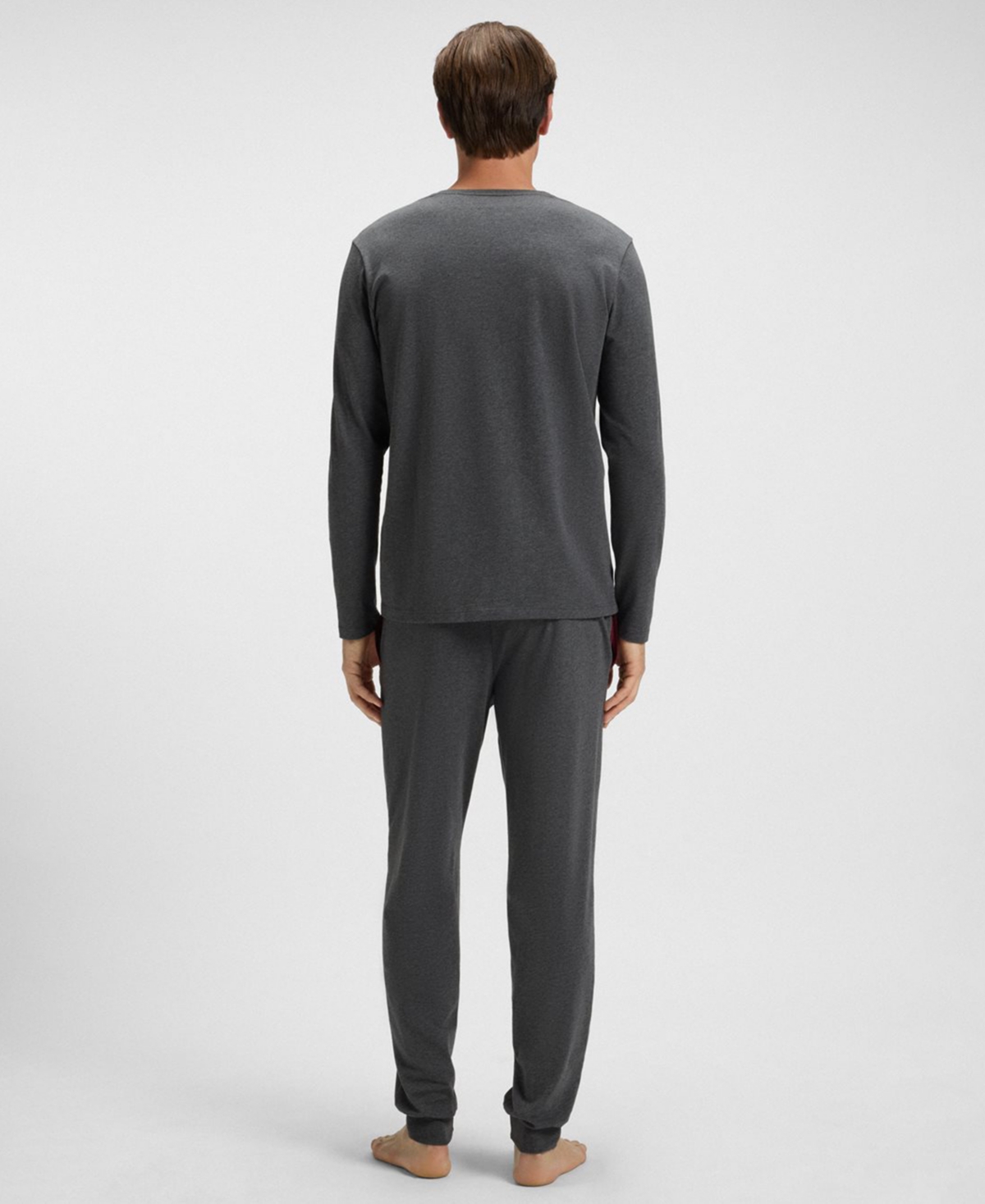 Boss Men's Mix and Match Long-Sleeve Crewneck T-Shirt