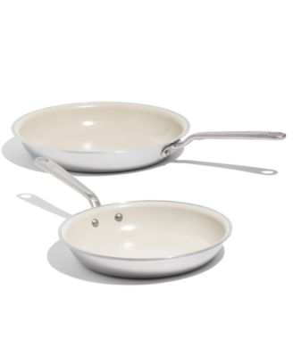 Stainless Steel 10" and 12" Fry Pan Set