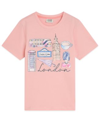 SCOTCH & SODA - Girls 7-16 London Graphic T-Shirt