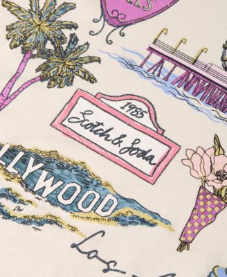 Girls' 7-16 LA Graphic Print T-Shirt